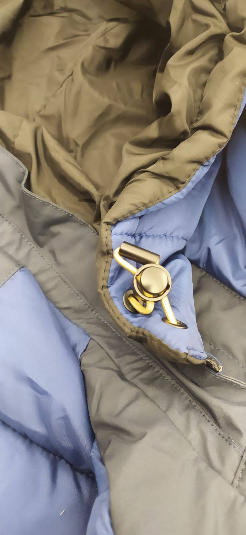 Adimari Parka in eco piuma blu adimari con cappuccio Sottocosto