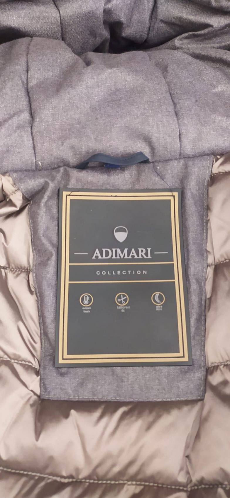 Adimari Giaccone blu adimari imbottito in eco piuma Sconto