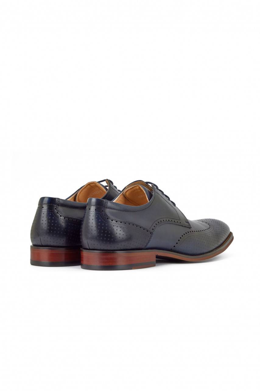 Digel Scarpa derby all'inglese blu elegante digel in vera pelle Saldi