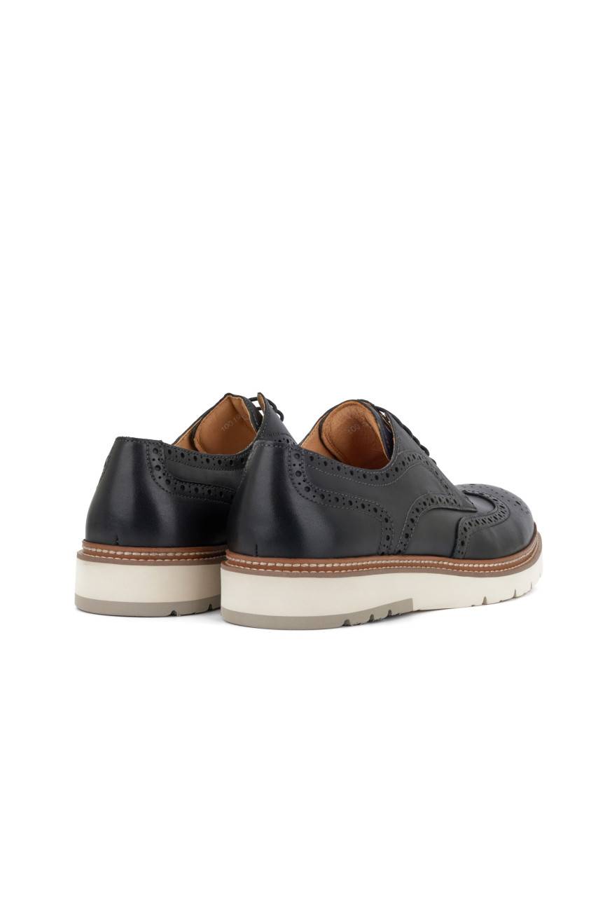 Digel Scarpa francesina all'inglese nera digel fondo gomma Saldi Di Fabbrica
