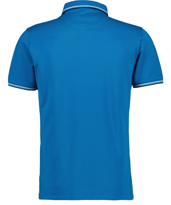 Ragman Polo azzurra in tessuto performante ragman modern fit Promozione