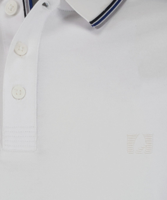 Ragman Polo bianca in tessuto performante ragman modern fit Spedizione Gratuita