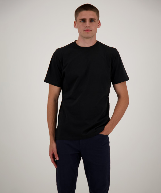 Ragman Due t-shirt nere ragman in puro cotone jersey Soddisfazione Garantita