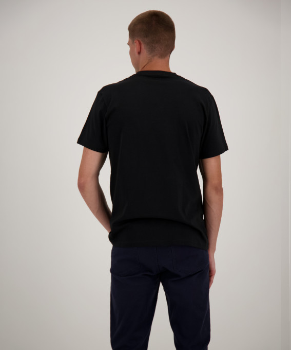 Ragman Due t-shirt nere ragman in puro cotone jersey Soddisfazione Garantita