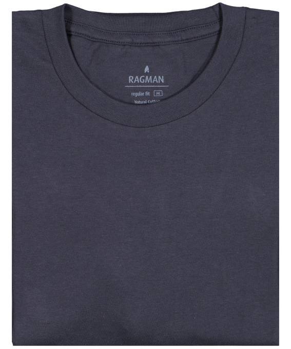 Ragman Due t-shirt blu ragman in puro cotone jersey Qualità Garantita