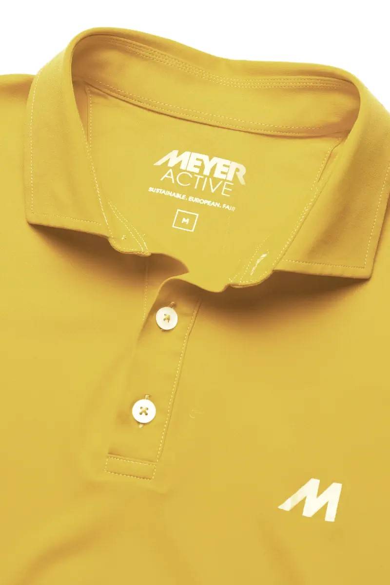Meyer Polo meyer gialla tessuto performante tecnico Consegna Veloce