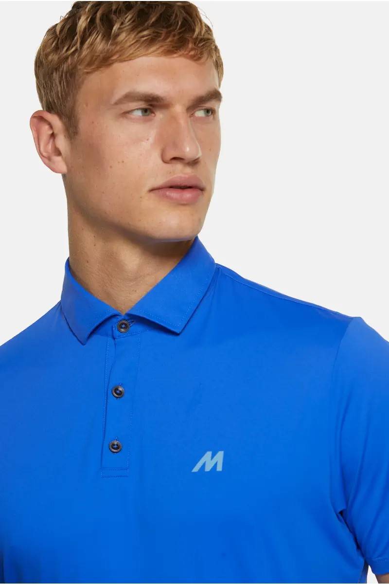 Meyer Polo meyer blu elettrico tessuto performante tecnico Promozione Limitata