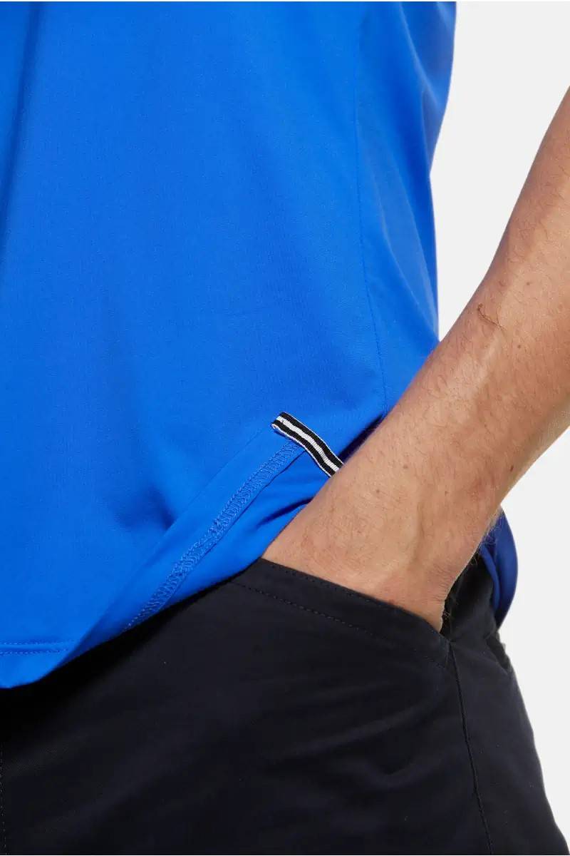 Meyer Polo meyer blu elettrico tessuto performante tecnico Promozione Limitata