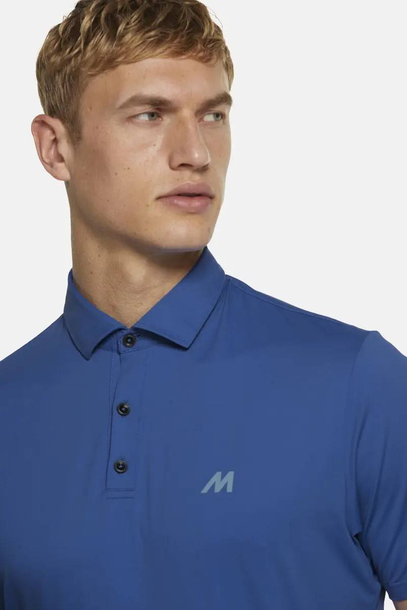 Meyer Polo meyer blu tessuto performante tecnico Shopping Online