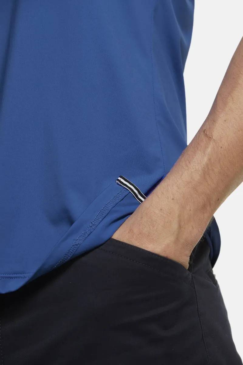 Meyer Polo meyer blu tessuto performante tecnico Shopping Online