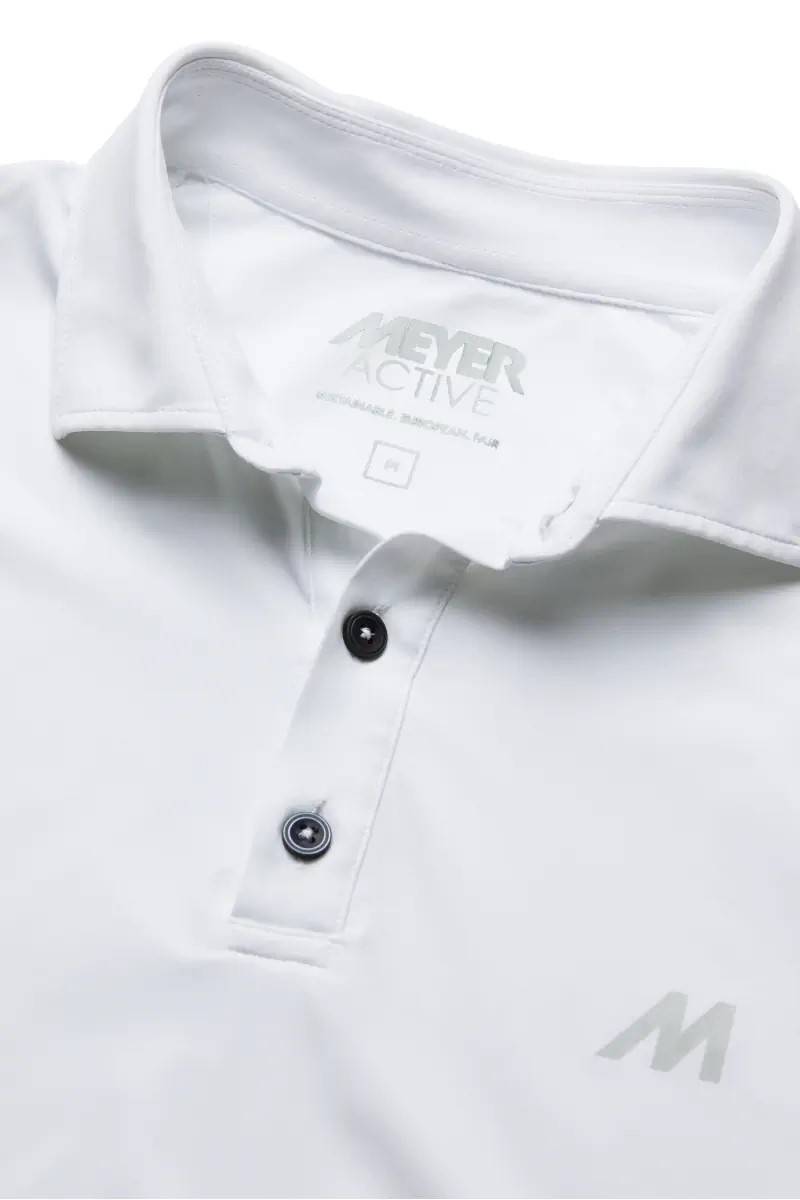 Meyer Polo meyer bianca tessuto performante tecnico Affare Del Giorno