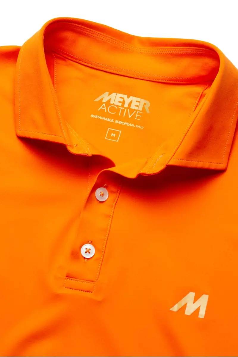 Meyer Polo meyer arancione tessuto performante tecnico Prezzo Ridotto