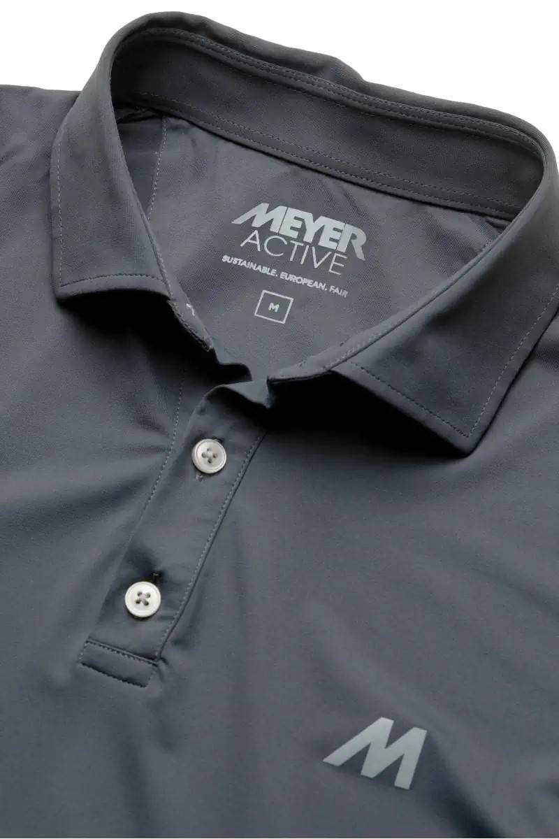 Meyer Polo meyer grigia tessuto performante tecnico Sottocosto