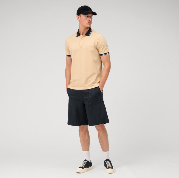 Olymp Polo beige naturale olymp regular fit cotone piqué Novità