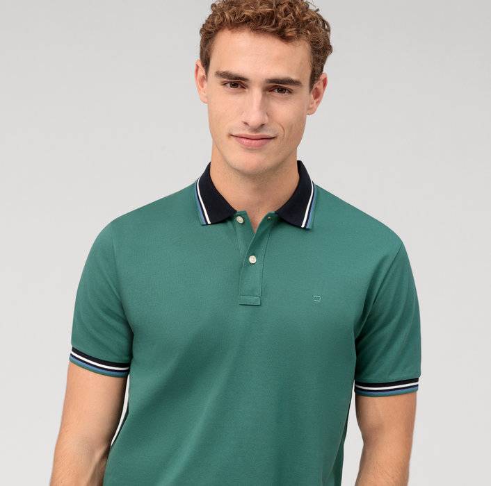 Olymp Polo verde olymp regular fit cotone piqué Presa