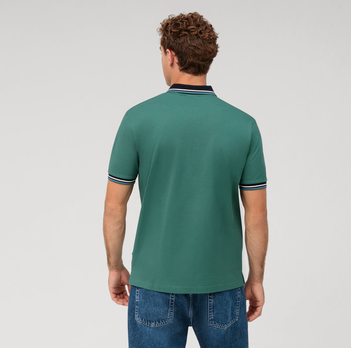 Olymp Polo verde olymp regular fit cotone piqué Presa