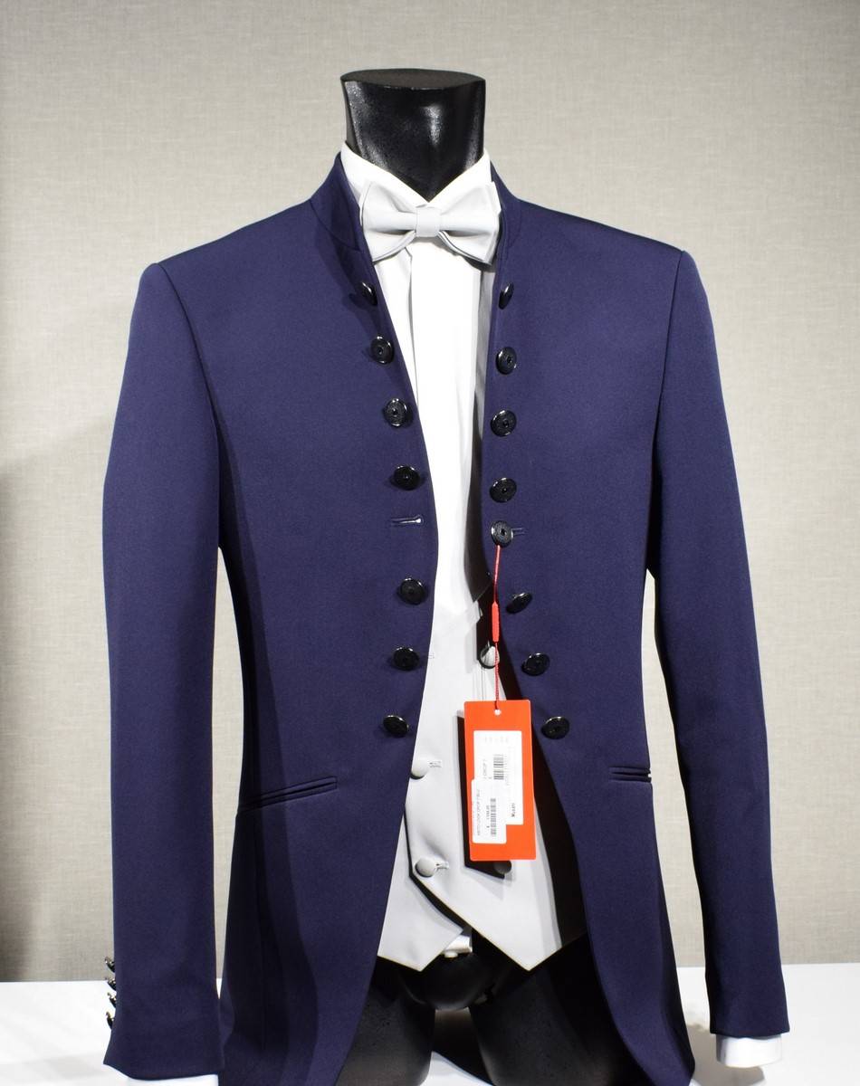 Musani Milano Cerimonia Abito musani bluette modello coreana slim fit Nuova