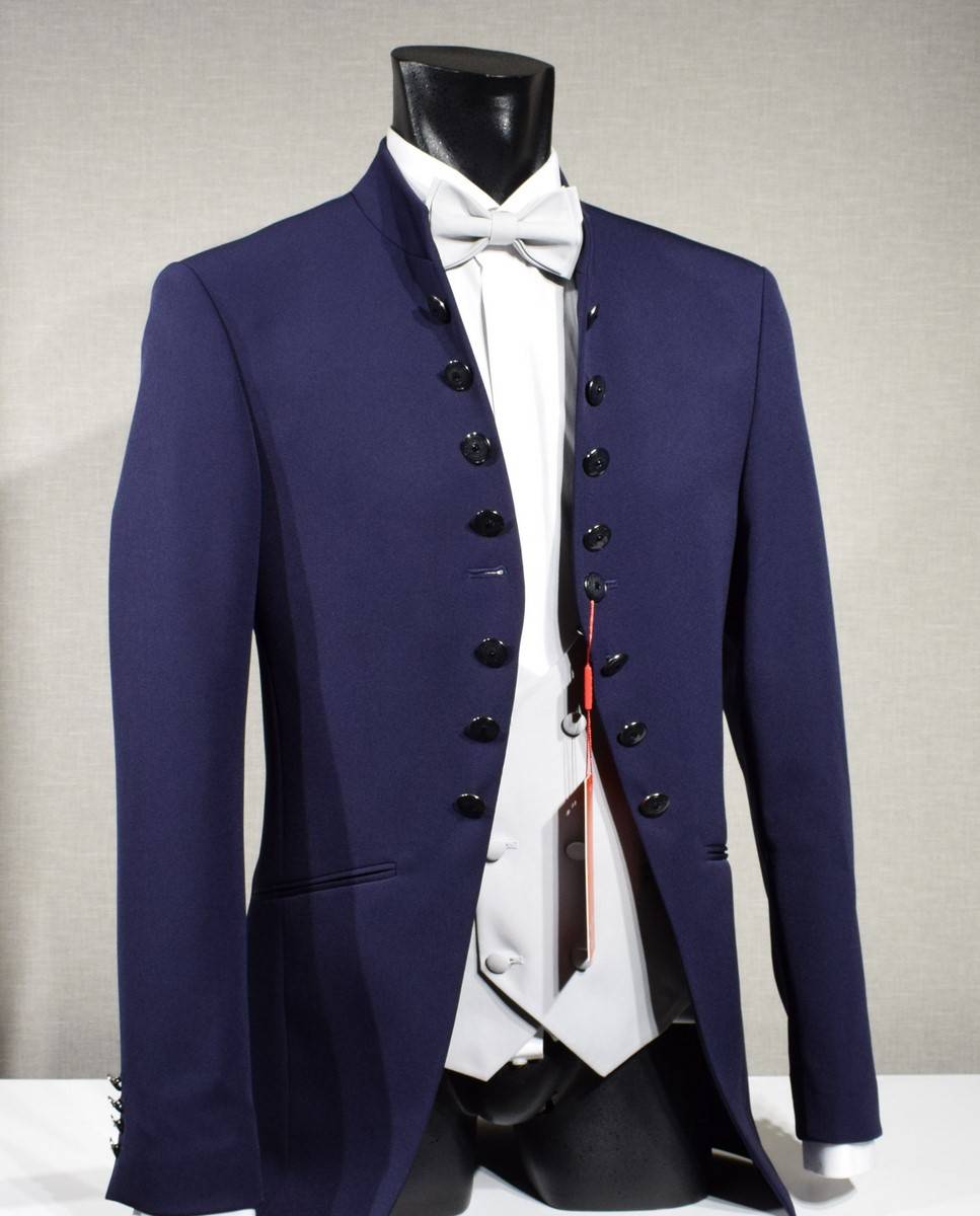 Musani Milano Cerimonia Abito musani bluette modello coreana slim fit Nuova
