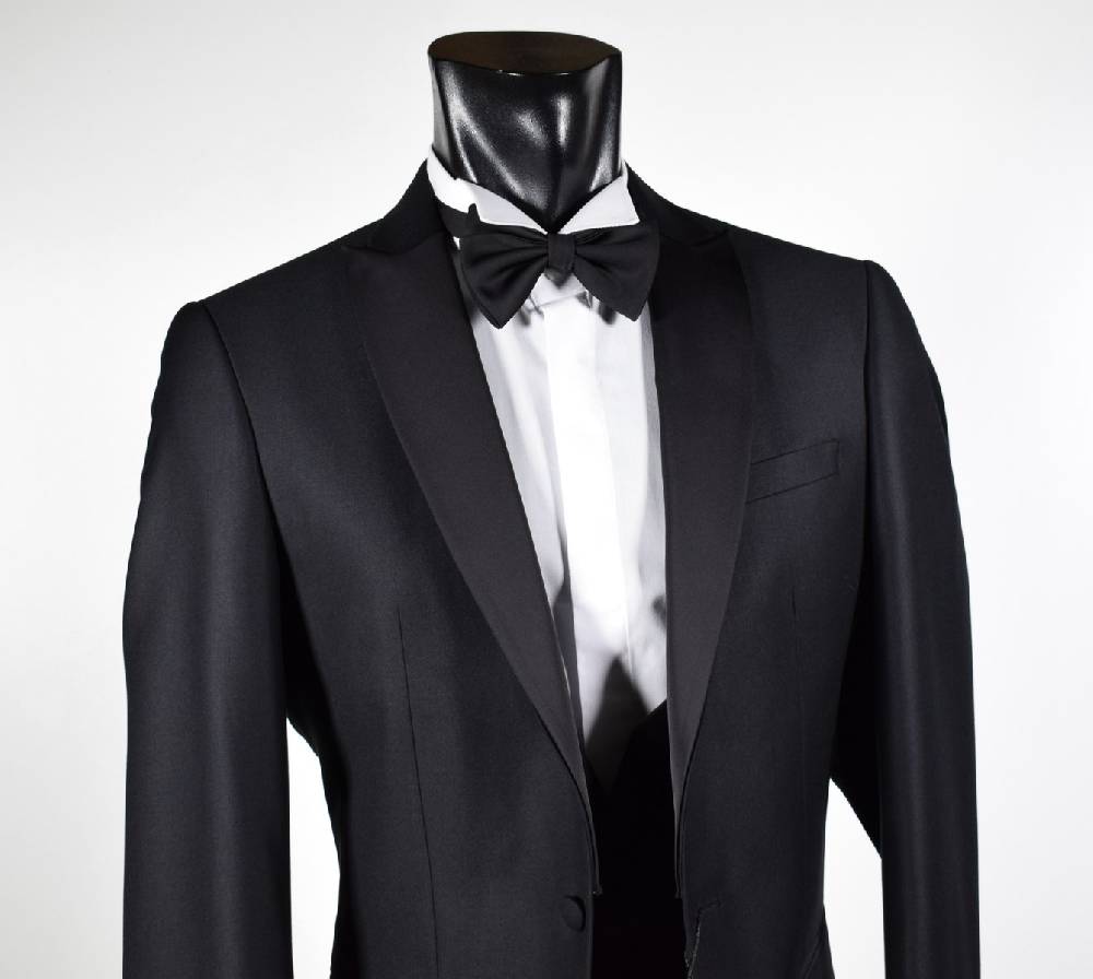 Musani Milano Cerimonia Smoking con panciotto nero slim fit musani cerimonia 2025