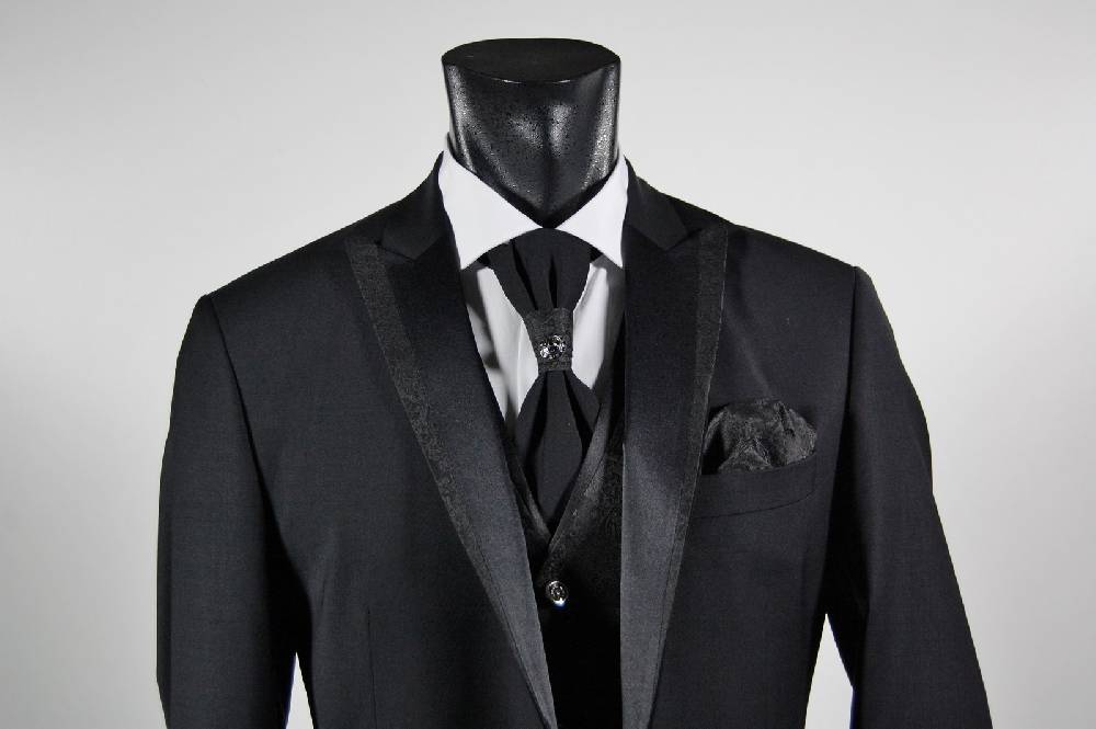 Musani Milano Cerimonia Abito nero musani cerimonia uomo drop sei lana stretch Fino Al -60%