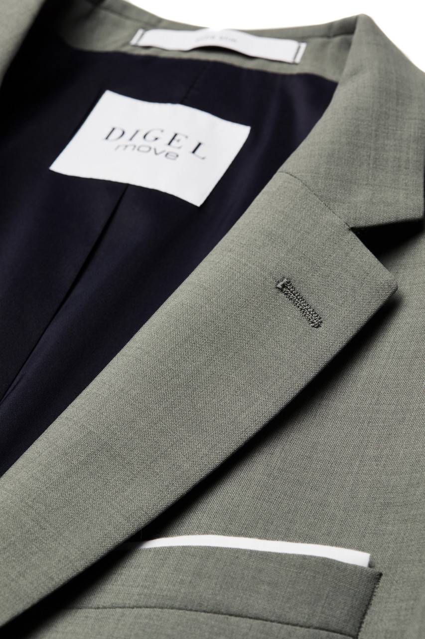 Digel Abito slim fit digel verde salvia misto lana bi-stretch Offerta speciale