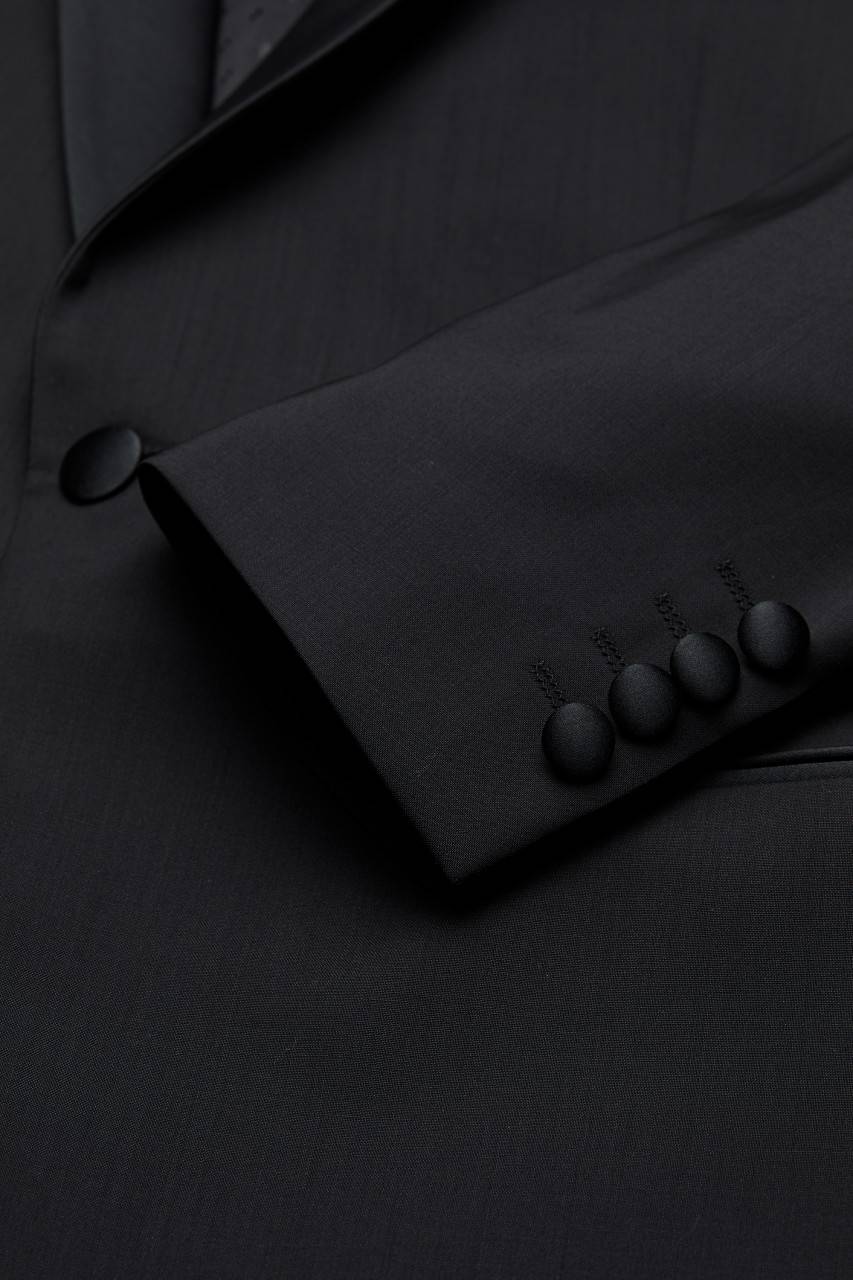 Digel Smoking nero da gala digel slim fit in fresco lana natural stretch Offerta esclusiva