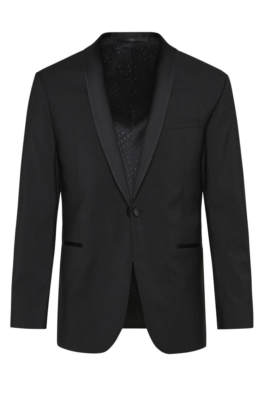 Digel Smoking nero da gala digel slim fit in fresco lana natural stretch Offerta esclusiva
