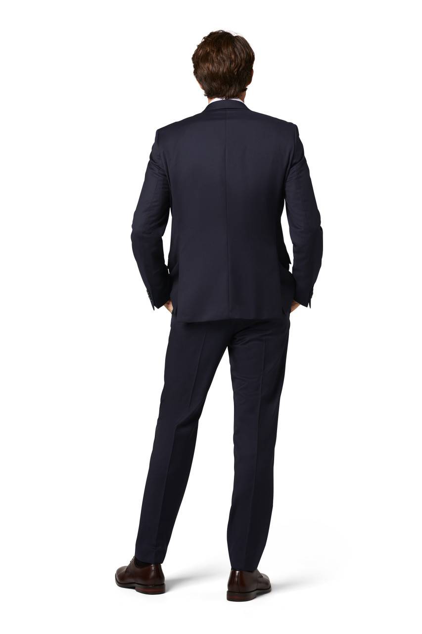 Digel Abito digel blu scuro drop sei modern fit lana reda super 110's Saldi Di Fabbrica