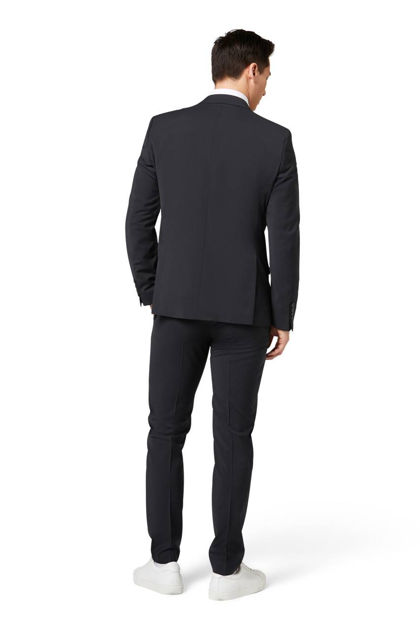 Digel Abito digel drop quattro corto slim fit blu scuro lana marzotto super 100's Nuovo