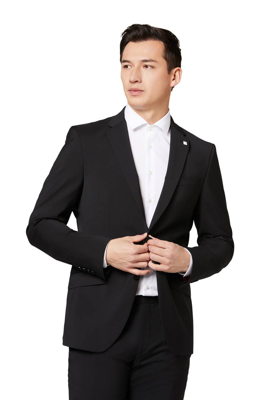 Digel Abito digel drop quattro corto slim fit nero lana marzotto super 100's Qualità