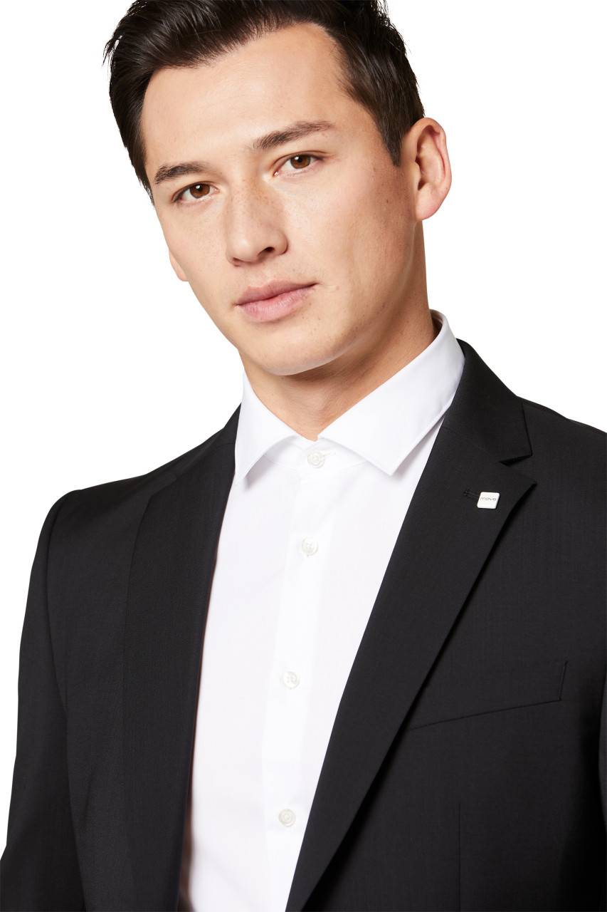Digel Abito digel drop quattro corto slim fit nero lana marzotto super 100's Qualità