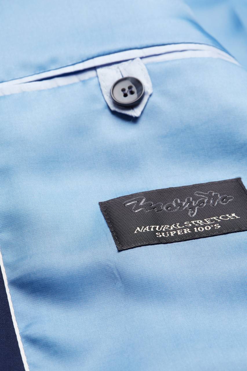 Digel Abito digel slim fit blu napoli lana marzotto super 100's Promozione