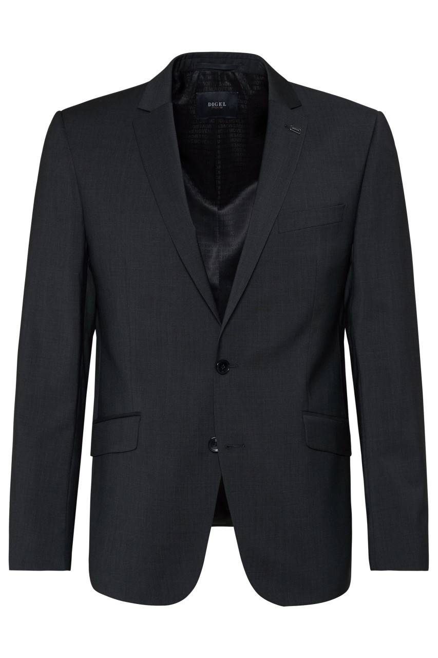 Digel Abito digel slim fit nero lana marzotto super 100's Soddisfazione Garantita