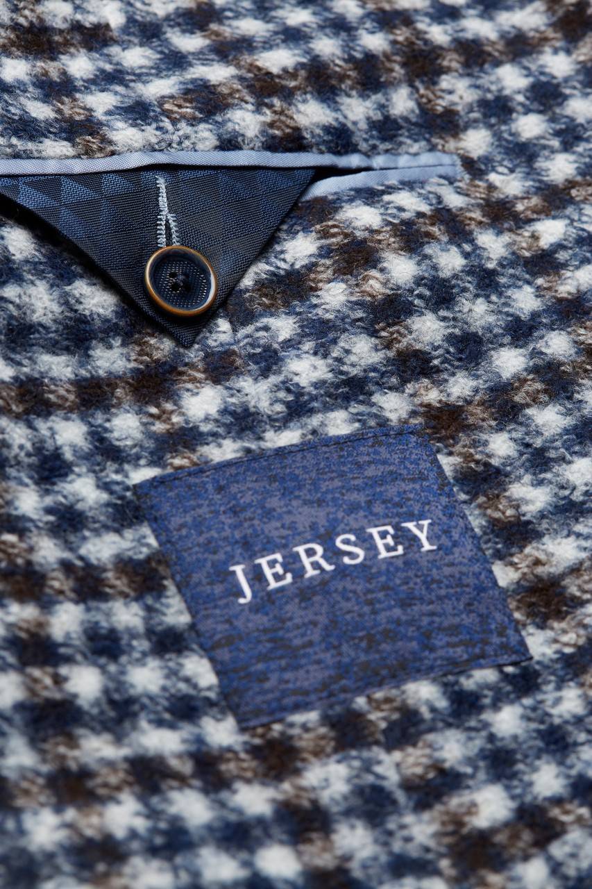 Digel Giacca blazer a quadretti modern fit digel sfoderata in jersey Promozione Limitata