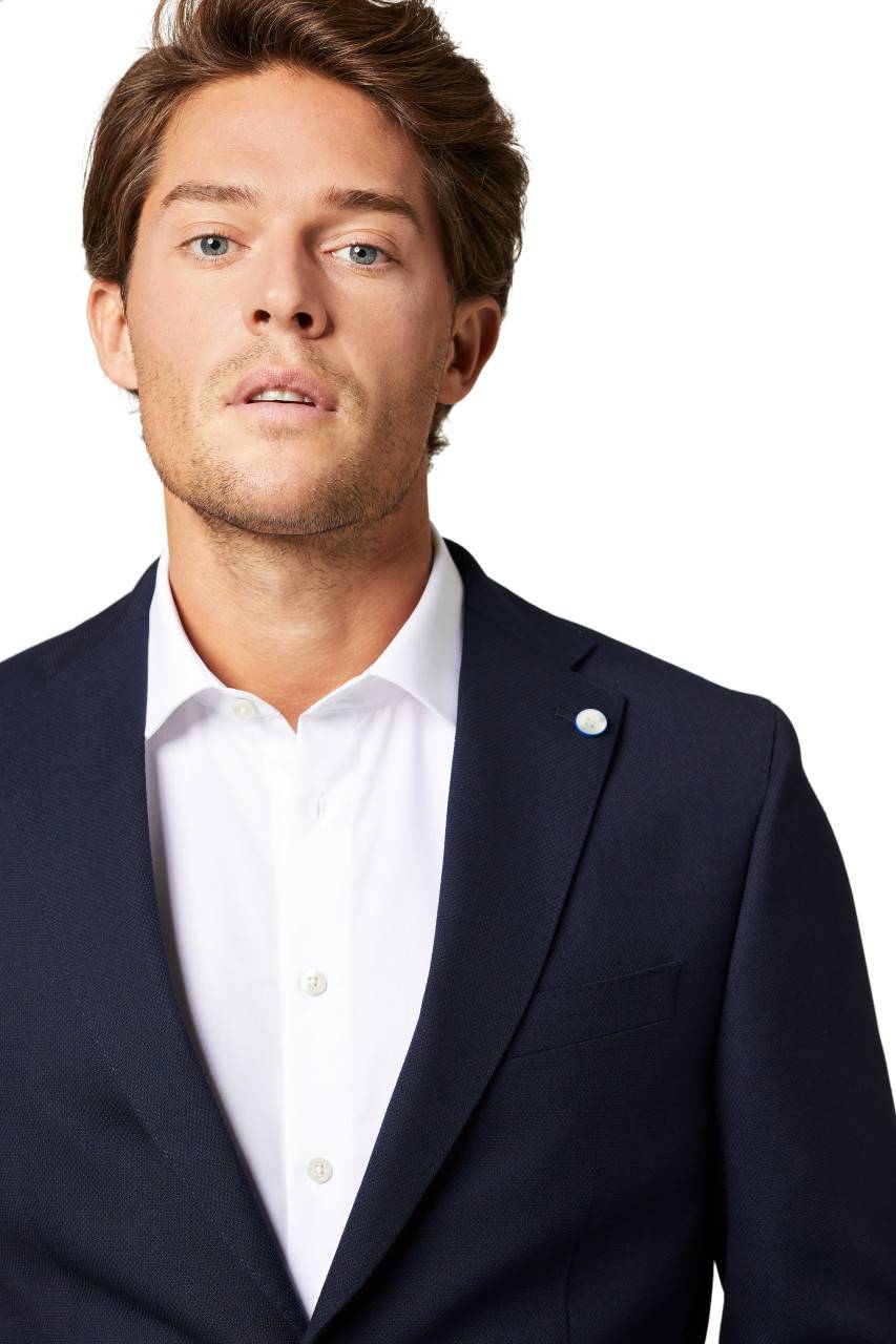 Digel Giacca blazer blu digel sfoderato drop quattro corto Shopping Online