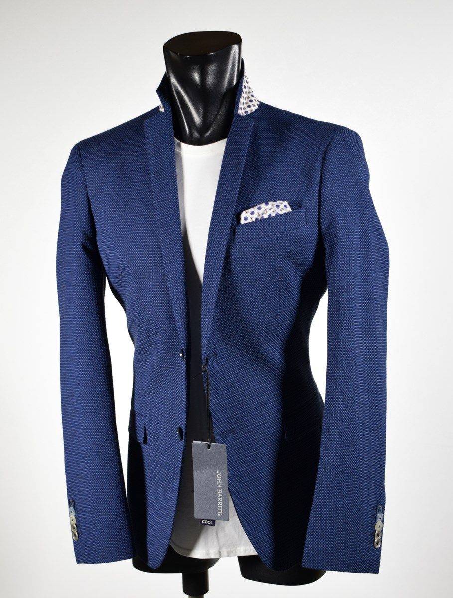 Falko Rosso Giacca blu sfoderata slim fit misto viscosa made in italy Fino al 50% di sconto