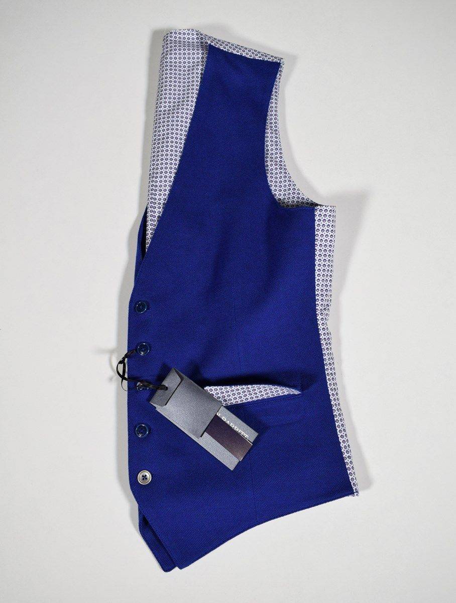 John Barritt Gilet azzurro john barritt in puro cotone Saldi Di Fabbrica