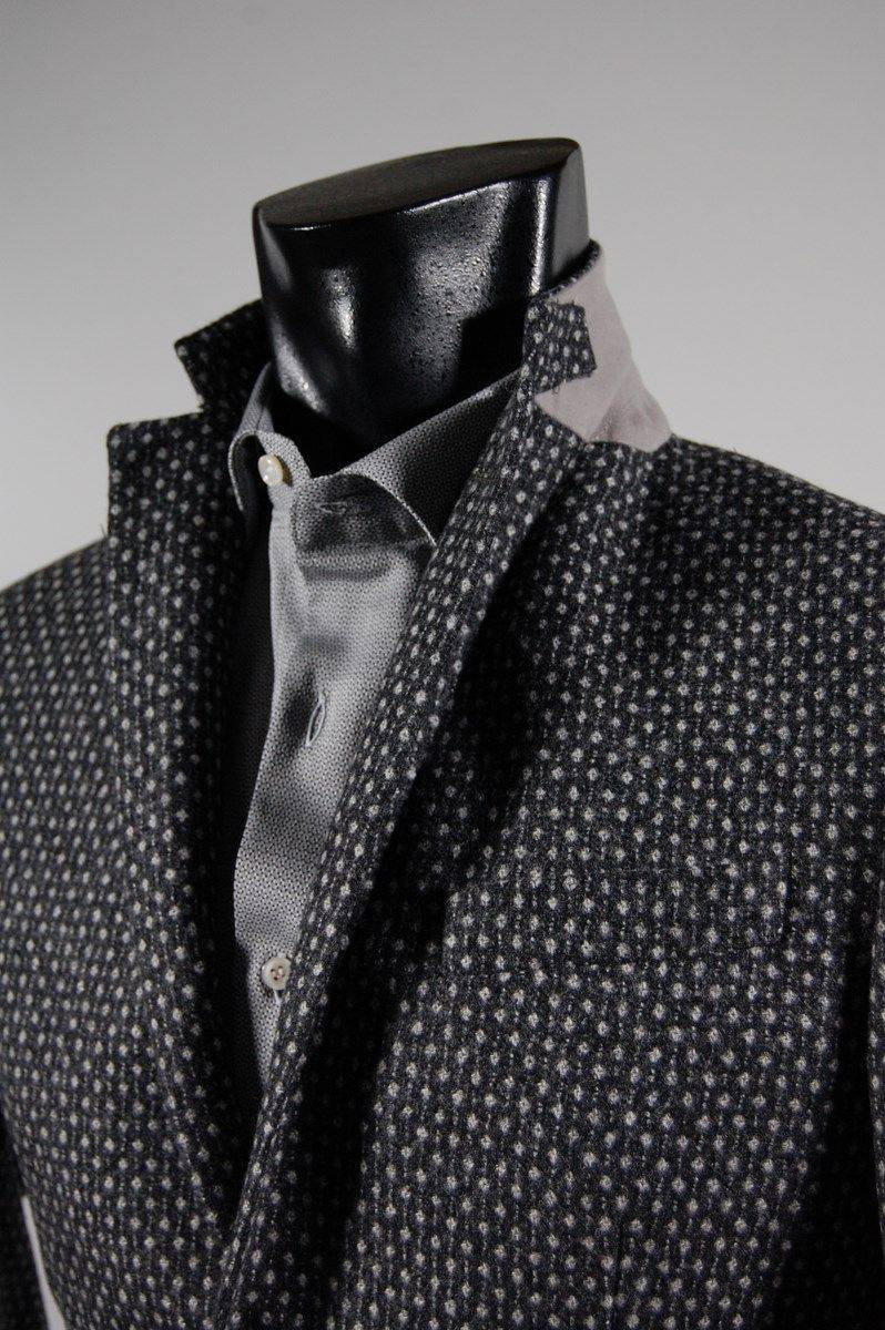 John Barritt Giacca slim fit john barritt grigia lana cashmere 2025