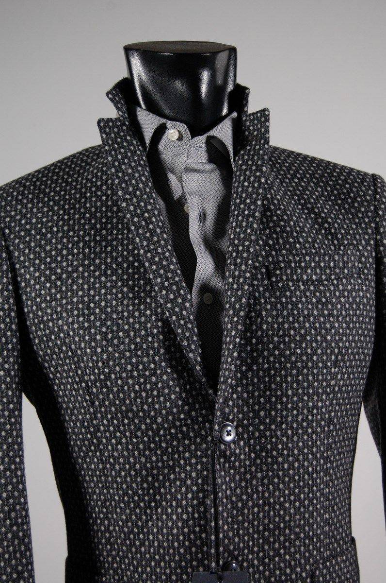 John Barritt Giacca slim fit john barritt grigia lana cashmere 2025