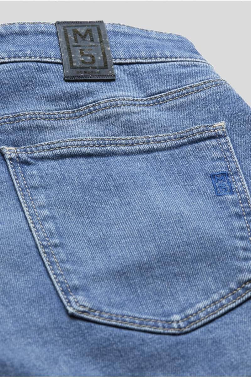 Meyer Jeans denim chiaro lavaggio leggero super slim m5 by meyer In Linea