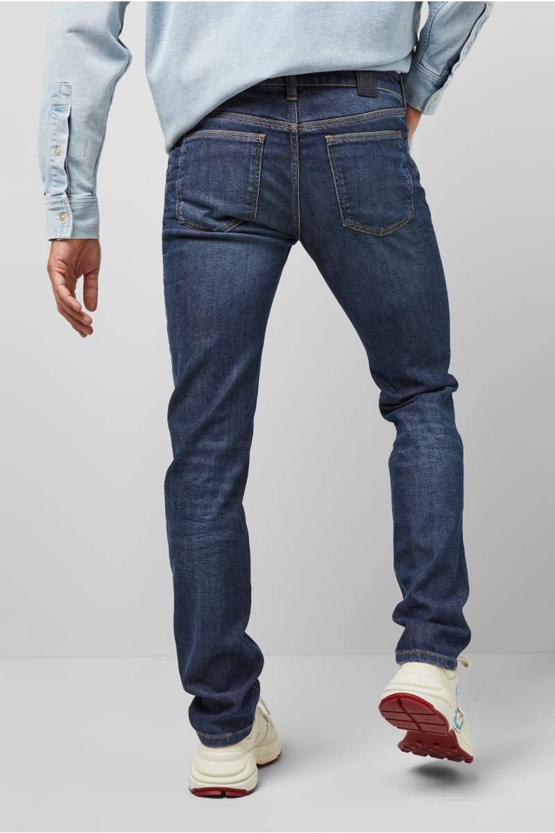 Meyer Jeans slim fit denim blu scuro vintage m5 by meyer Italia