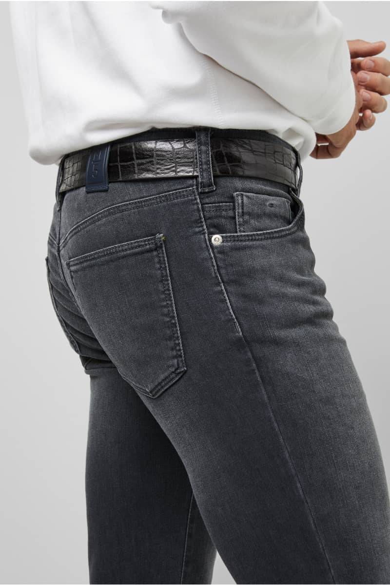 Meyer Jeans slim fit nero vintage super stretch m5 by meyer Spedizione Gratuita