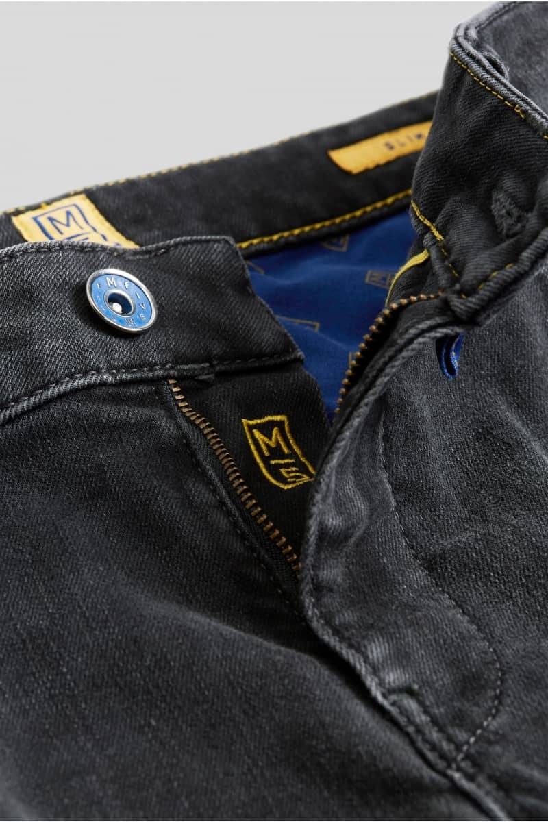 Meyer Jeans slim fit nero vintage super stretch m5 by meyer Spedizione Gratuita