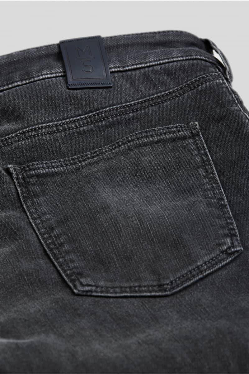 Meyer Jeans slim fit nero vintage super stretch m5 by meyer Spedizione Gratuita