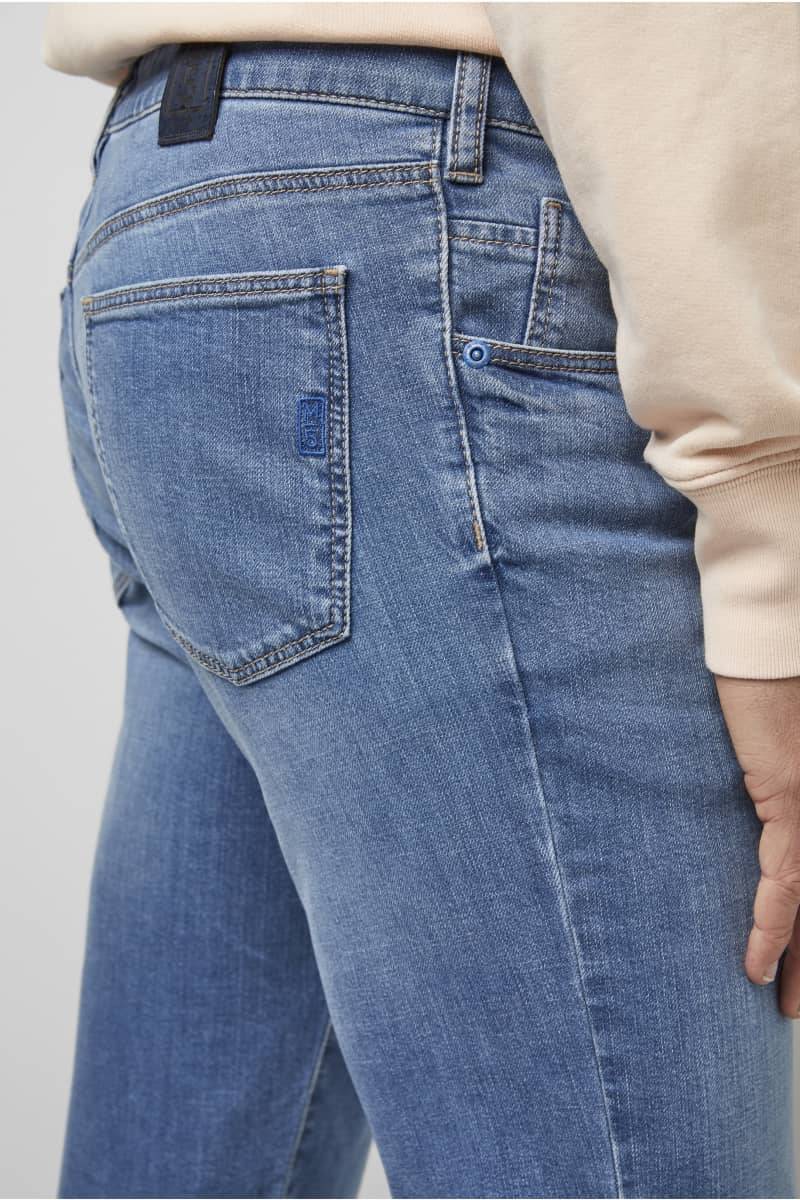 Meyer Jeans slim fit denim chiaro stone washed m5 by meyer Pezzi Unici