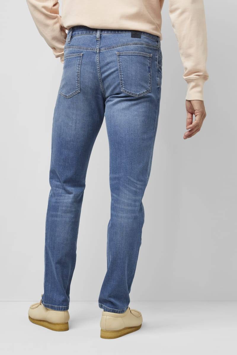 Meyer Jeans slim fit denim chiaro stone washed m5 by meyer Pezzi Unici