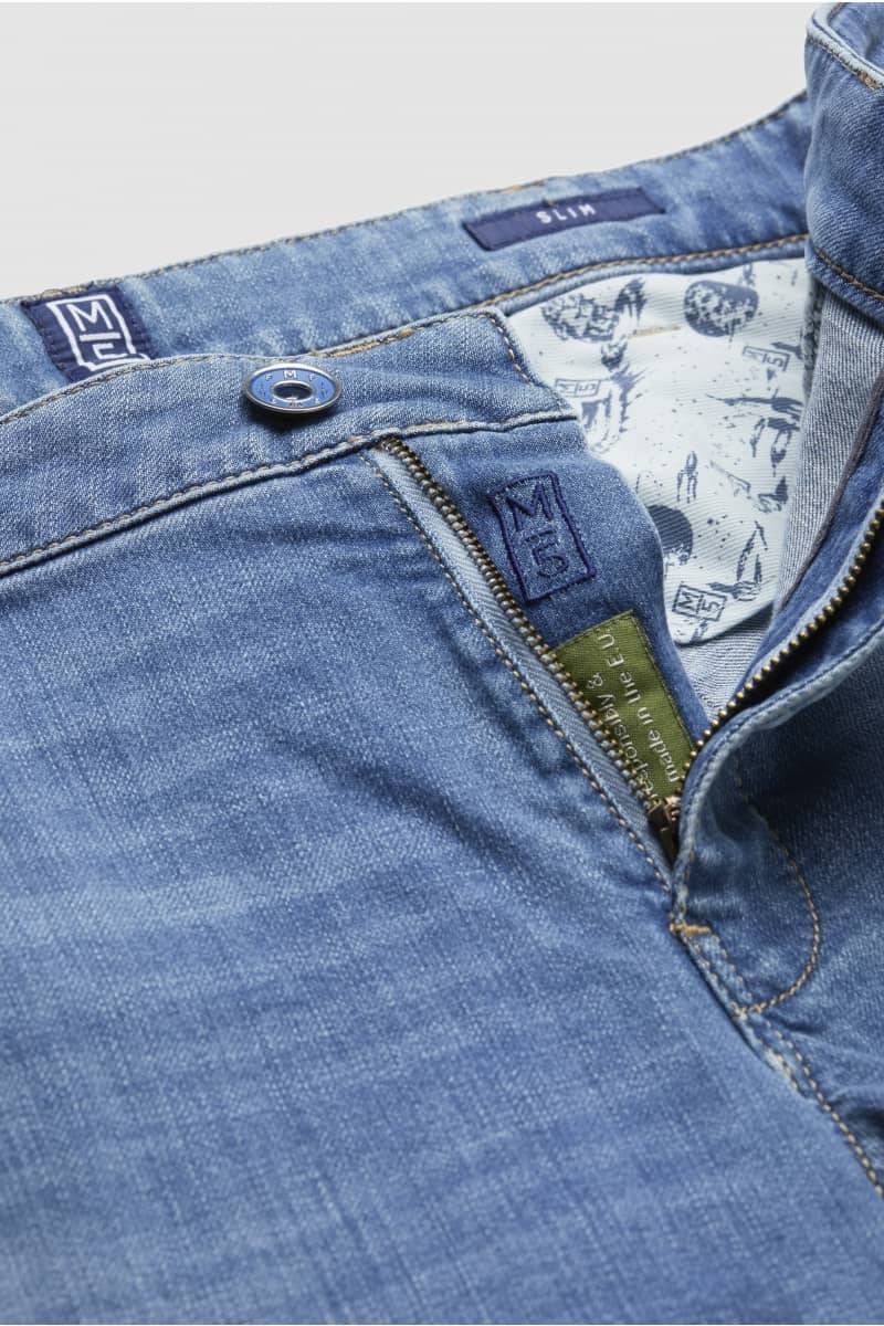 Meyer Jeans slim fit denim chiaro stone washed m5 by meyer Pezzi Unici