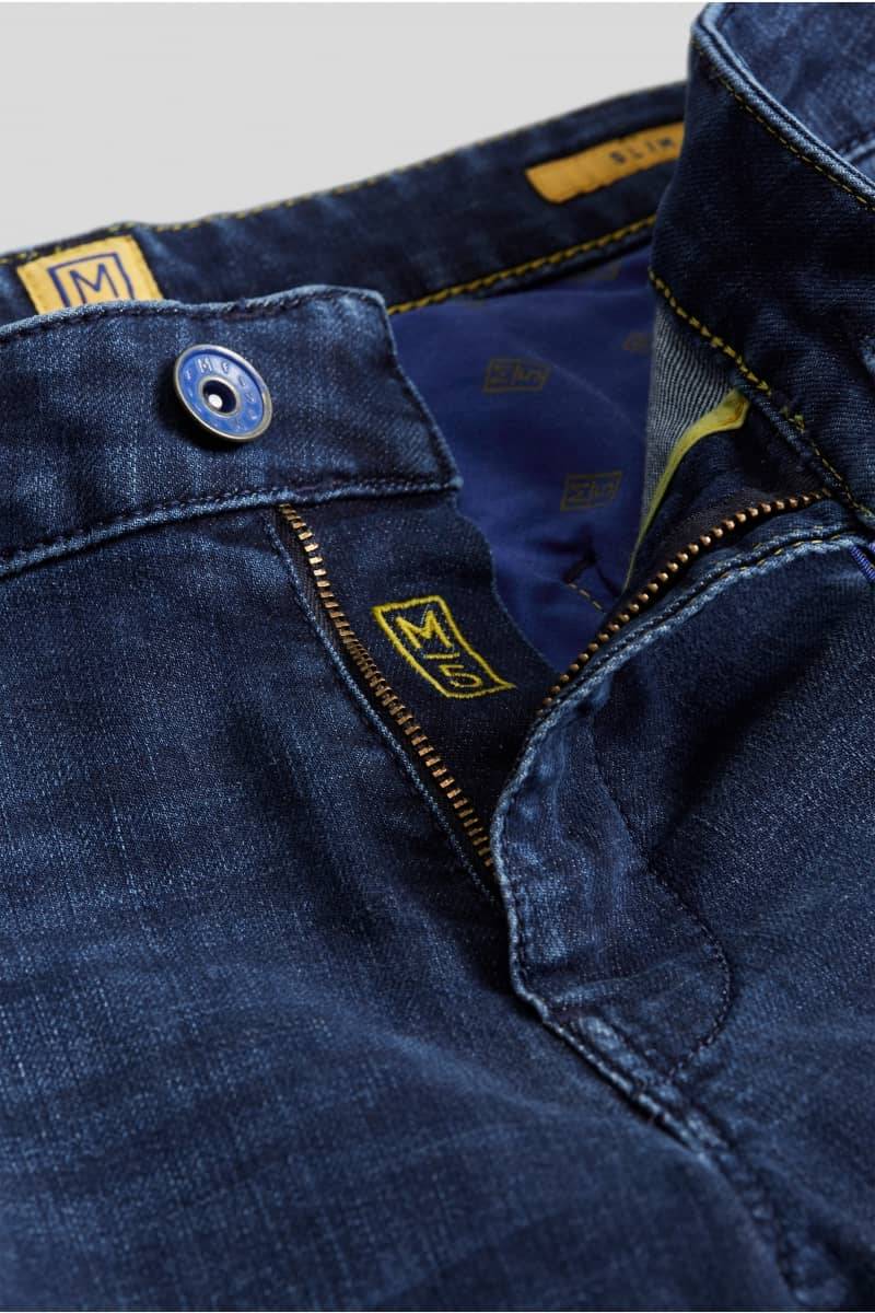 Meyer Jeans slim fit blu scuro stone washed m5 by meyer Soddisfazione Garantita