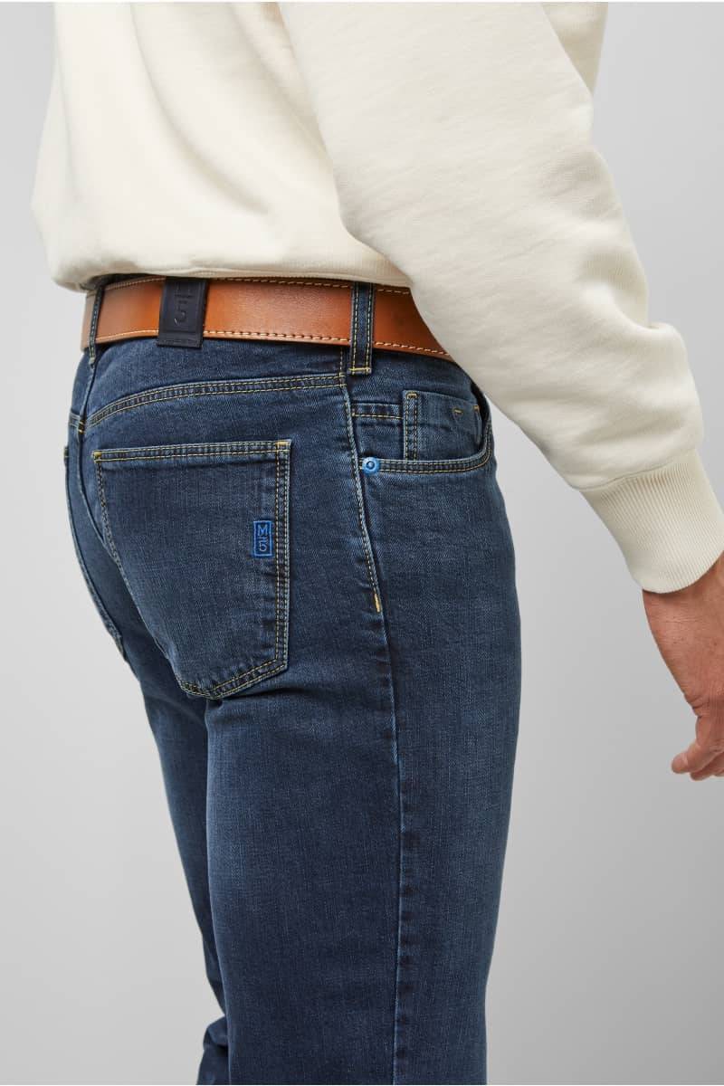 Meyer Jeans slim fit blu stone washed m5 by meyer Qualità Garantita