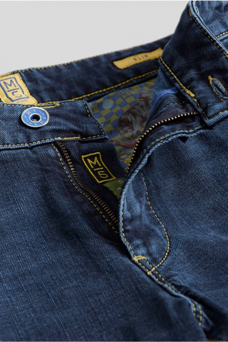 Meyer Jeans slim fit blu stone washed m5 by meyer Qualità Garantita